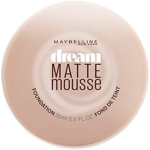 Матиран Муссовый тонален крем Maybelline Dream, Пясъчно-бежов, 0,64 унция.