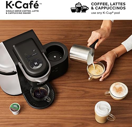 Tea Keurig K-Cafe на една доза от K-Cup, за приготвяне на лате и капучино, може да се мие в миялната машина,