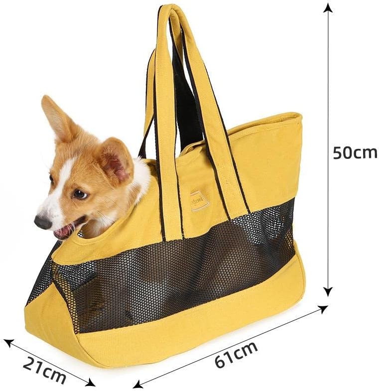 TJLSS Чанта за кучета, Раница-переноска за котки, чанта на рамото, раница, за пренасяне на кучета, Раница-переноска