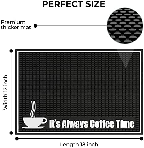Подложка за кафе Highball & Chaser Премиум-клас с Дебелина 18 см x 12 см, 1 см, Трайни Аксесоари за кухненски