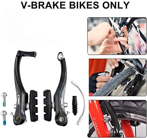 Накладките Chooee Bike V-Образни, Комплект Спирачни Накладки За Мотор, 2 Двойки Универсални Накладките