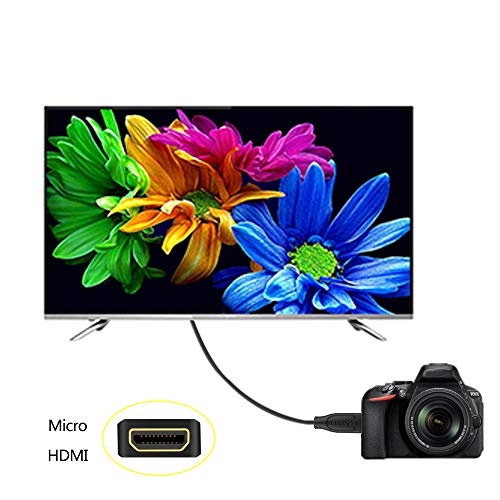 Кабел Anbear Micro HDMI-HDMI 3 метра, Micro HDMI-HDMI 3 метра Поддръжка на 3D и 4K 60Hz Ultra HD (HDMI-Micro