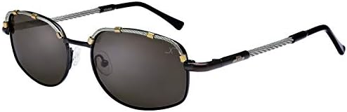 Xezo Мъжки Ретро въздушни Командоси Титанов Поляризирани Огледални Тъмни Слънчеви очила в ретро стил. Шофиране