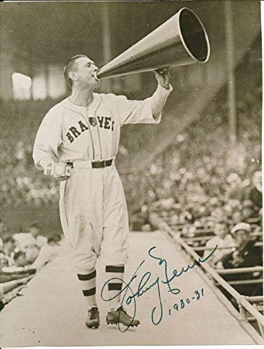 Джони Ньюн Бостън Брэйвз с автограф / Снимка 7x9 1930-31 JSA 143149 - Снимки на MLB с автограф