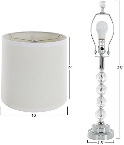 Настолни лампи и под лампа, комплект от 3 Инкрустирани кристални топки (пакет 3 led лампи) от Eloisa Home