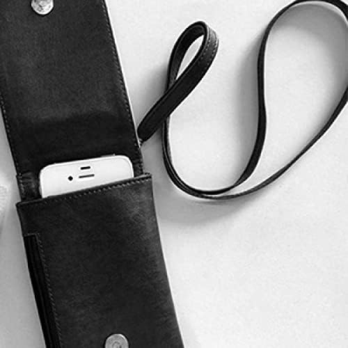 Не Поглеждай Назад Вдъхновяваща Цитат На Телефона В Чантата Си Портфейл Окачен Мобилен Калъф Черен Джоба