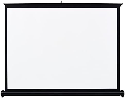 CXDTBH 40-инчов Прожекционен Екран Ръчен Плъзгащ Сгъваем Настолен Прожекционен Екран 4: 3 Екран за DLP-Проектор