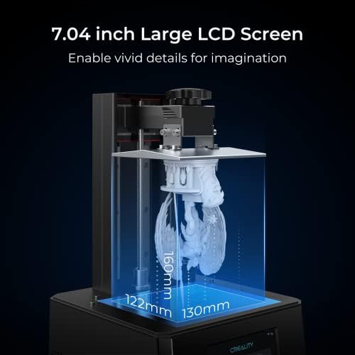 3D принтер HALOT-ONE PRO от смола Creality, 7,04-инчов LCD дисплей, дистанционно облачное управление чрез приложение,