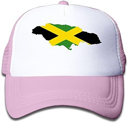 SFT Детска Бейзболна Шапка с Флага на Ямайка и Карта за шофьор на камион, Регулируем на Окото Шапка За Момичета