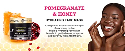 Хидратиращ маска за лице с нар и мед Mielle, 3,5 течни унции