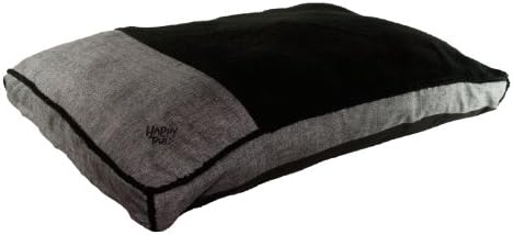 Легло Happy Опашките от изкуствен лен с Клин за домашни любимци, 27 36 инча, Дървени въглища