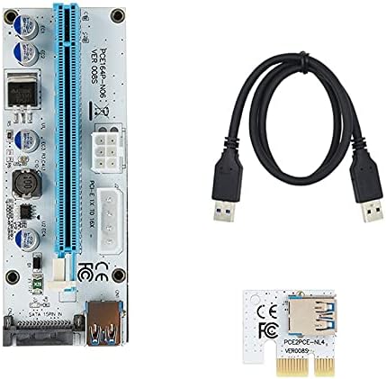 Съединители VER008S PC PCI-E PCI Странично Card удължителен кабел USB 3.0 Кабел PCI Express от 1X до 16X Удължител