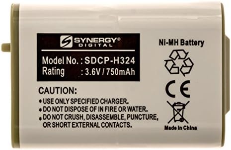 Батерии за безжични телефони Synergy Digital, съвместими с безжични телефони Panasonic KX-TG2352B, (Ni-MH, 3,6