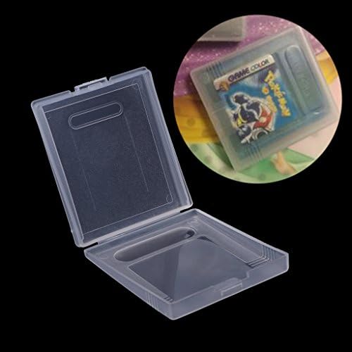 5X Прозрачен Пластмасов Калъф за игра Касета Прахоустойчив Калъф за Nintendo Game Boy Color G-B-C Прозрачна