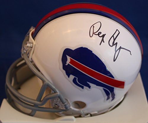 Мини-каска Rex Ryan Buffalo Bills с автограф на Рекса на Райън Бъфало Биллса с мини-шлемове NFL с автограф COA