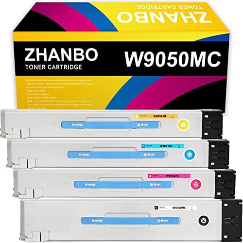 ZHANBO W9050MC W9051MC W9052MC W9053MC Рециклирани тонер Касета, Съвместими за принтери на HP, MP Color Managed