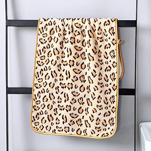 Складное Кърпи за баня с Леопардовым принтом от Орехово дърво за Възрастни, Кухненски Кърпи за миене на съдове,