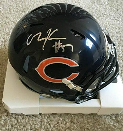 Мини-Каска Olin Kreutz Chicago Bears с Автограф Speed Mini Helmet JSA COA - Мини-Каски NFL с автограф