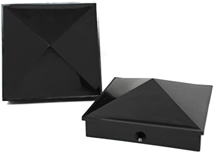 номинален размер 5x5 (4,5 х 4,5 ) Пластмасов Пирамидална Винил Капачка за зидани огради с предварително просверленным