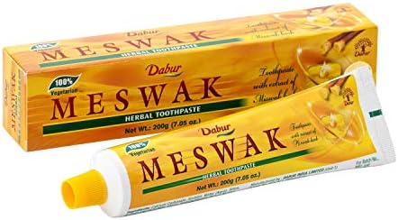 Паста за зъби Dabur Meswak - паста за зъби без флуор, Натурална паста за зъби за здравето на устната кухина