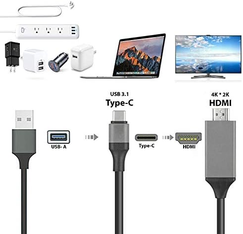 Tek Styz PRO USB-C HDMI Работи за Google Pixel 4a 5G при 4k с пристанище, храна, 6-футовым кабел при пълно 2160p
