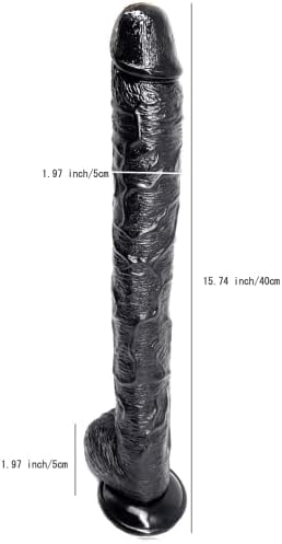 Реалистичен Вибратор xofoco 40 см* 5 см, Черен