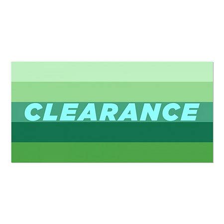 CGSignLab | Прозорец хастар Clearance - Модерен наклон | 24 x12