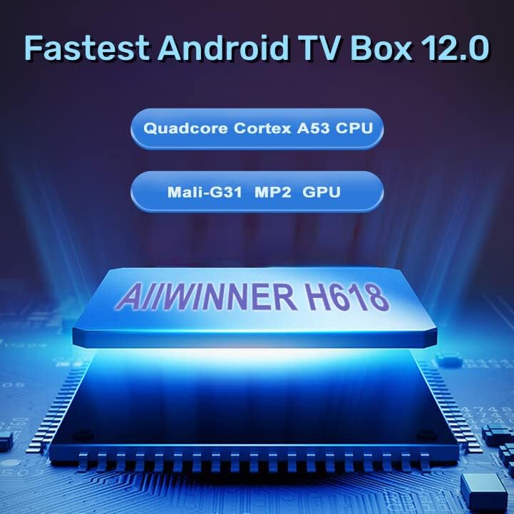 TOPIPRO T95Z Plus Android TV Box 2023, Android 12 TV Box 4 GB RAM И 64 GB ROM, Поддръжка Allwinner H618 2,4