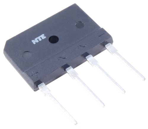 NTE Electronics NTE5390 Монофазен Полноволновой един силициев Мостов токоизправител, SIP-комплект, 35 Ампера,