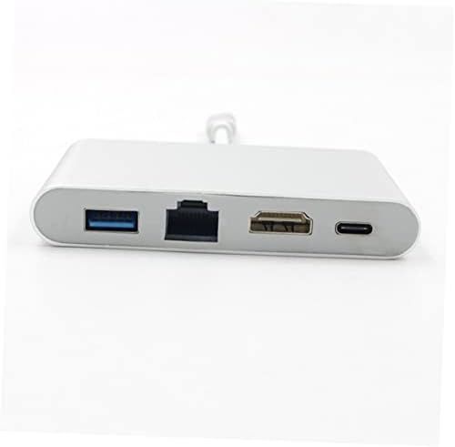 SOLUSTRE USB-изход Универсален Изход захранващ Адаптер, USB 3.0 USB-c Адаптер тип c USB-c Power Bus Сребрист