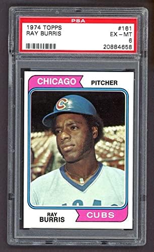 1974 Topps 161 Рей Баррис Чикаго Къбс (Бейзболна картичка) PSA PSA 6.00 Къбс