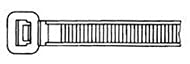 Кабелни Връзки, Стандартна Определяне на Чанта, изработена от Полиамид 6/6 Черен цвят 15 мм 60N